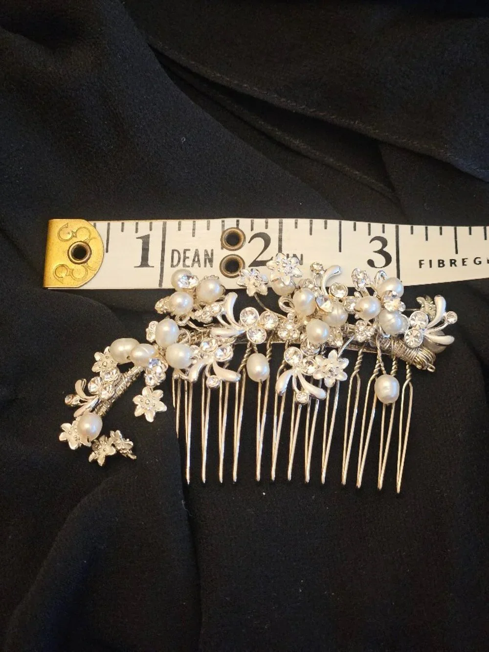 HAIR COMB, FLORAL SPRAY DESIGN FOR WEDDINGS, FORMALS. HANDMADE ONE OF A KIND!
